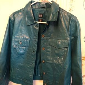 Leather Jean style jacket